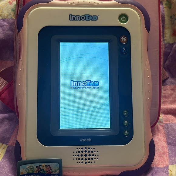 VTech Innotab Model 1268 W/Backpack Carrying Case W/2 Games - Picture 2 of 14